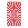 R-PET-Schnelltrocknungs-Strandtuch 100 × 180 cm, Sublimationsdruck Rot Weiß | ohne Werbeanbringung | Nicht verfügbar | Nicht verfügbar