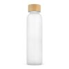 Wasserflasche Glas & Bambus 500ml Weiss | ohne Werbeanbringung | Nicht verfügbar | Nicht verfügbar | Nicht verfügbar