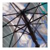  Ein-Panel-Regenschirm 23" Sublimation