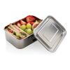Auslaufsichere Lunchbox aus RCS recyceltem Stainless Steel silber | ohne Werbeanbringung | Nicht verfügbar | Nicht verfügbar