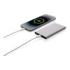 4.000mAh Type-C Powerbank aus RCS recyeltem ABS & Aluminium grau | ohne Werbeanbringung | Nicht verfügbar | Nicht verfügbar