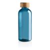 GRS rPET Flasche mit Bambus-Deckel blau | ohne Werbeanbringung | Nicht verfügbar | Nicht verfügbar