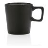 Moderne Keramik Kaffeetasse schwarz-schwarz | ohne Werbeanbringung | Nicht verfügbar | Nicht verfügbar
