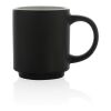 Stapelbare Keramiktasse, 180ml schwarz | ohne Werbeanbringung | Nicht verfügbar | Nicht verfügbar