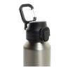 Via RCS Re-Steel Sportflasche mit Verschluss, 600ml silber | ohne Werbeanbringung | Nicht verfügbar | Nicht verfügbar