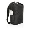 Impact AWARE™ RPET Basic Rolltop-Rucksack schwarz | ohne Werbeanbringung | Nicht verfügbar | Nicht verfügbar | Nicht verfügbar
