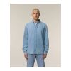 POD Stanley&Stella - Stanley Denim Shirt hellblau | S | DTF Linke Brust