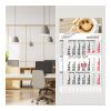 3-Monatskalender Einblatt Primus 3 Post A EXPRESS mit Jahresübersicht Hellgrau | 300 × 530 mm | ohne Werbeanbringung