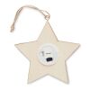 MDF-Stern mit Licht holzfarben | ohne Werbeanbringung | Nicht verfügbar | Nicht verfügbar