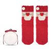 Weihnachtsbaumkugel mit Socken rot