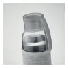 Flasche recyceltes Glas 500 ml dunkelgrau