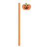 Holzbleistift mit Radiergummi orange