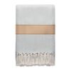 Decke recycelter Polycotton beige