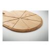 Pizza-Set Bambus holzfarben