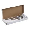 Messer-Set Edelstahl 3-tlg. silber