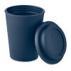 Doppelwandiger Becher PP 300ml marineblau