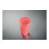 Festivalbecher "Large" aus Plastik, 500ml transparent rot | ohne Werbeanbringung | Nicht verfügbar | Nicht verfügbar