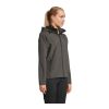 RACE WOMEN HOODED JACKET anthrazitgrau | L | ohne Werbeanbringung