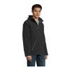 Rock Herren-Winter-Softshelljacke schwarz | L