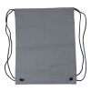 Rucksack aus Synthetik (190D) mit reflektierendem Kordelzug Grau | ohne Werbeanbringung | Nicht verfügbar | Nicht verfügbar