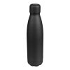 Recycelte doppelwandige Trinkflasche 500 ml Sunny Schwarz | ohne Werbeanbringung | Nicht verfügbar | Nicht verfügbar