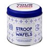 Metalldose für Stroopwafel 'Amsterdam' Silber
