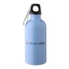Einwandige Flasche aus recyceltem Edelstahl (400 ml) Sable Silber