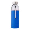 Glasflasche "Neo" (500ml) mit Neoprenhülle Kobaltblau