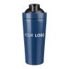 Einwandige Trinkflasche aus recyceltem Edelstahl (750 ml) Orla Silber