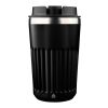 Reisebecher aus recyceltem Edelstahl (400 ml) Chiara Schwarz