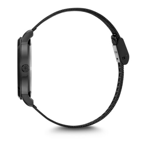 Wenger Metropolitan Donnissima Schwarz Uhr Gravur Uhr