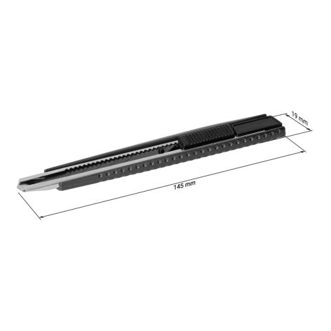 Cuttermesser "Corte" schwarz/grau | ohne Werbeanbringung | Nicht verfügbar | Nicht verfügbar