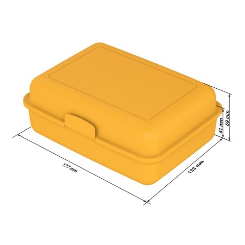 Vorratsdose &quot;School-Box&quot; groß, mit Trennschale weiß | ohne Werbeanbringung | Nicht verfügbar | Nicht verfügbar