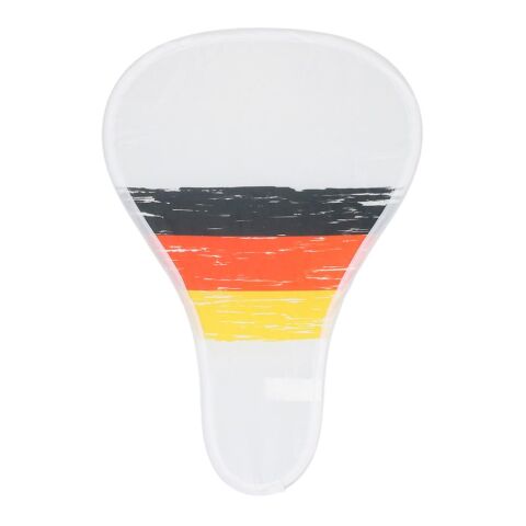 Fächer "Calor" Deutschland Deutschland-Farben | 1-farbiger Transferdruck | Fächer | 150 mm x 60 mm