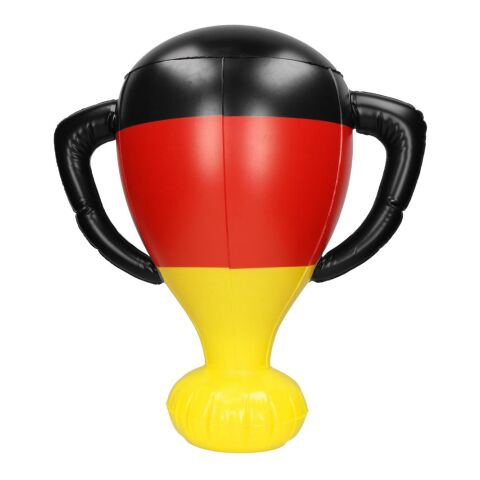 Aufblasbarer Pokal "Deutschland" Deutschland-Farben | 1-farbiger Tampondruck | rechts von Naht | Ø 70 mm