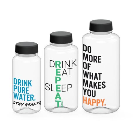 Trinkflasche &quot;Refresh&quot;, 400 ml transparent | ohne Werbeanbringung | Nicht verfügbar | Nicht verfügbar