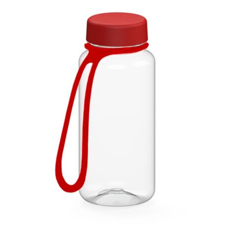 Trinkflasche &quot;Refresh&quot;, 400 ml, inkl. Strap transparent | ohne Werbeanbringung | Nicht verfügbar | Nicht verfügbar