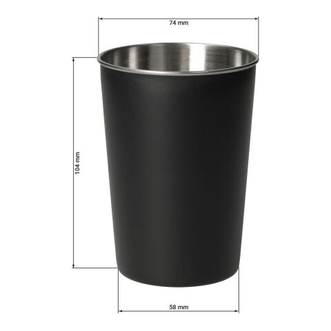 Edelstahlbecher &quot;Metallo&quot;, 270 ml silber | ohne Werbeanbringung | Nicht verfügbar | Nicht verfügbar