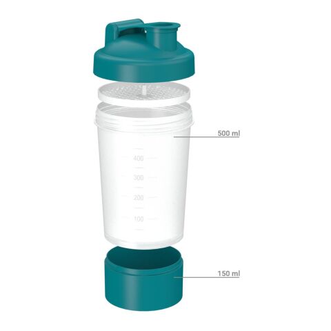Shaker &quot;Protein&quot;, Pro 1, 0,40 l transparent | ohne Werbeanbringung | Nicht verfügbar | Nicht verfügbar