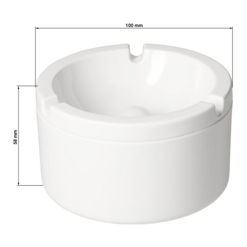 Windaschenbecher "Panarea" weiß | ohne Werbeanbringung | Nicht verfügbar | Nicht verfügbar