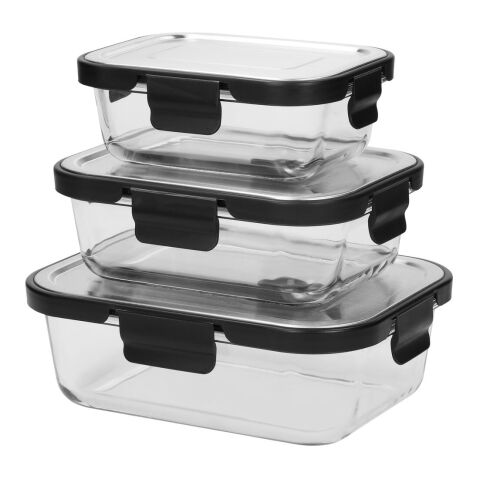 Glasbox "LOKA", 640 ml schwarz | ohne Werbeanbringung | Nicht verfügbar | Nicht verfügbar