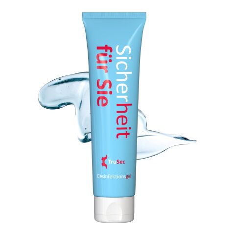 100 ml Tube - Hände-Desinfektionsgel Weiß | ohne Werbeanbringung