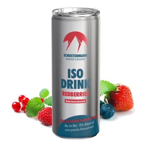 Iso Drink Redberries ohne Werbeanbringung | Folienetikett(Fullbody transp)