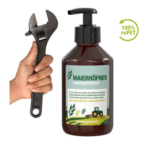 250 ml Spender - Handwaschpaste - Body Label Braun | ohne Werbeanbringung