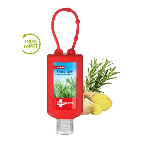 Duschgel &quot;Rosmarin-Ingwer&quot; Rot | ohne Werbeanbringung