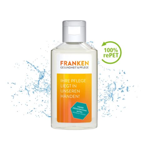 50 ml Flasche - Hände-Desinfektionsgel Transparent | ohne Werbeanbringung