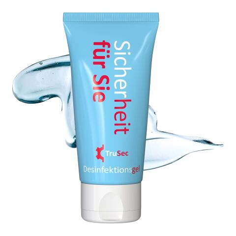 50 ml Tube - Hände-Desinfektionsgel Weiß | ohne Werbeanbringung