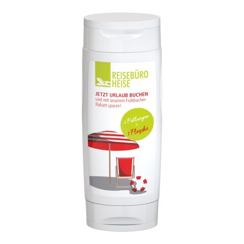 DuoPack Sonnenmilch LSF 50 (sensitiv) + Duschgel Ingwer-Limette (2 x 50 ml) ohne Werbeanbringung | Nicht verfügbar