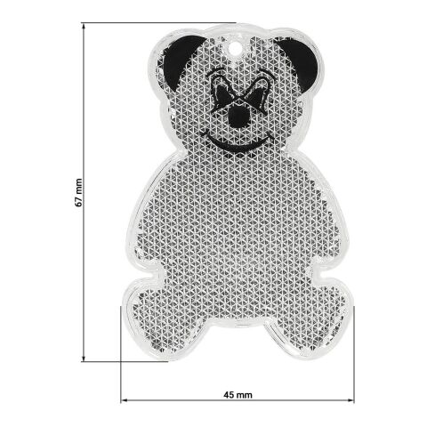 Reflektor &quot;Bär&quot; transparent | ohne Werbeanbringung | Nicht verfügbar | Nicht verfügbar