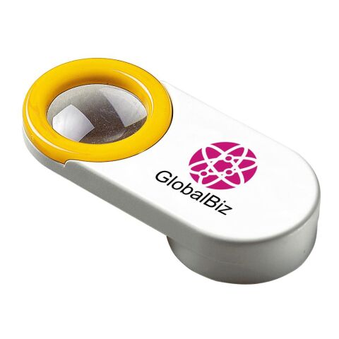 Magnet "Lupe" standard gelb | ohne Werbeanbringung | Nicht verfügbar | Nicht verfügbar